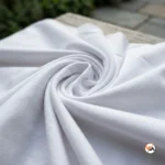 Luxury white t shirt featuring a distinct chest pocket and monogram pattern – white t shirt – photo 3