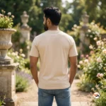 Men Beige Classic T-Shirt with Ultimate Everyday Style – beige classic t-shirt – photo 4