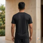 Men Black Essential T-Shirt – Men Black Essential T-Shirt – photo 4