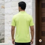 Men Lime Green Polo T-Shirt Ultimate Fit – Lime Green Polo T-Shirt – photo 5