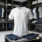 Men's Athletic T-Shirt - Essential White Running Top – Mens Athletic T-Shirt – photo 2