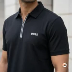 Mens Black Boss Polo Shirt For Ultimate Style – Mens Black Boss Polo – photo 2