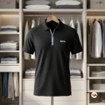 Mens Black Boss Polo Shirt For Ultimate Style – Mens Black Boss Polo – photo 3