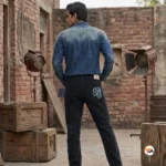Mens black corduroy jeans featuring an essential slim cut – black corduroy jeans – photo 3