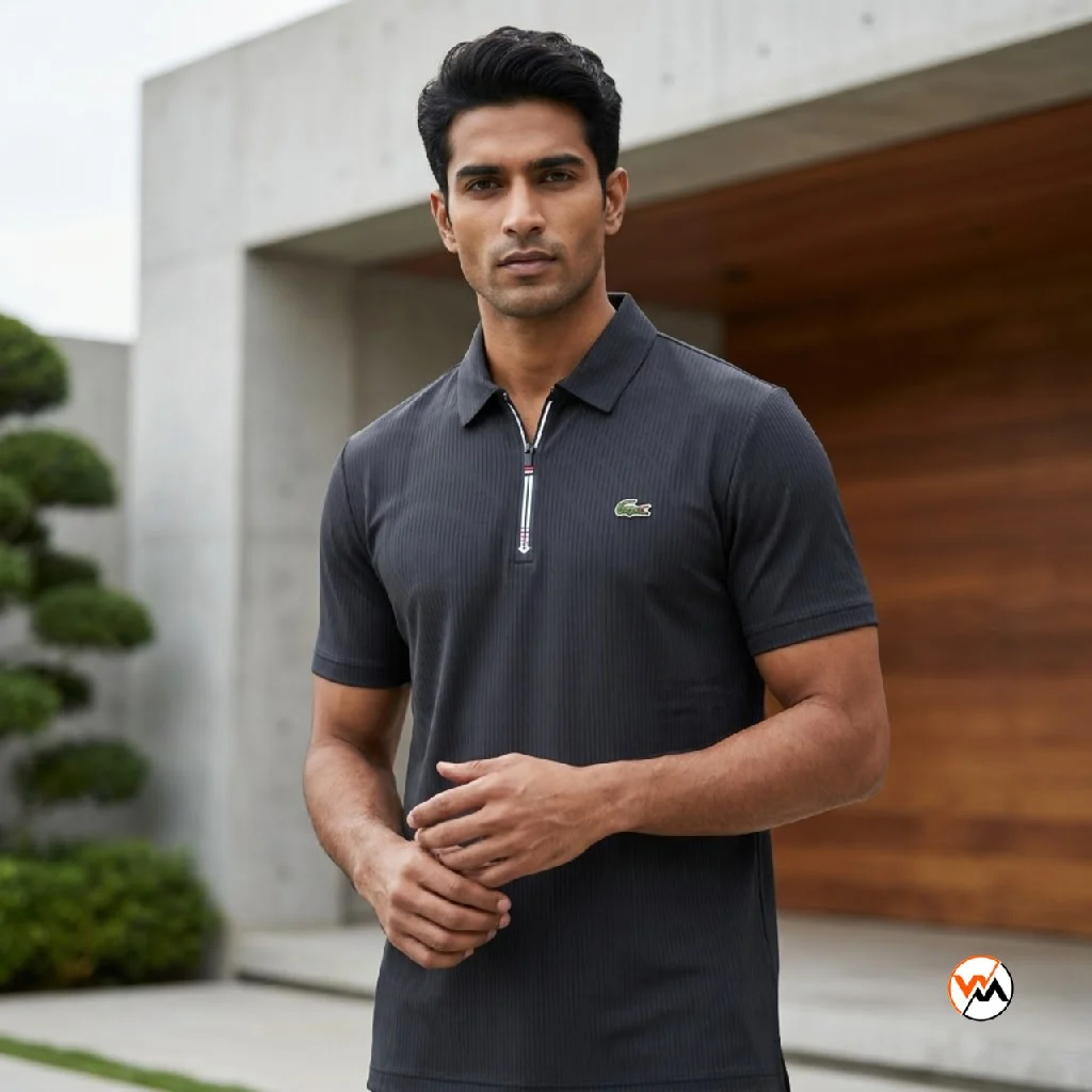 Men's Black Polo Shirt - Iconic Slim Fit Design – Men's Black Polo – photo 1