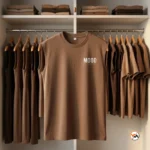 Mens Brown Tank Top Essential Mood of the Day T-Shirt – Mens Brown Tank Top – photo 2