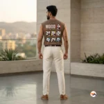 Mens Brown Tank Top Essential Mood of the Day T-Shirt – Mens Brown Tank Top – photo 5