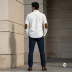 Mens Corduroy Shirt Essential with Brown Elbow Patches – Mens Corduroy Shirt – photo 3