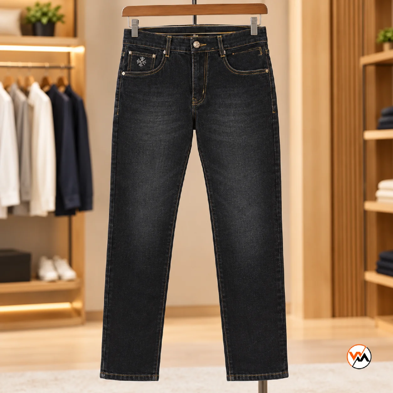 Mens denim jeans ultimate dark wash casual wear – mens denim jeans – photo 1