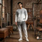 Mens gradient tracksuit set featuring an essential ombre sweatshirt and matching jogger – mens gradient tracksuit – photo 2