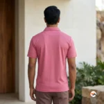 Mens Pink Polo Shirt Ultimate Athletic Top – Mens Pink Polo – photo 5