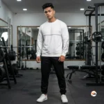Mens tracksuit features an exclusive flame sleeve design for daily wear – mens tracksuit – photo 1