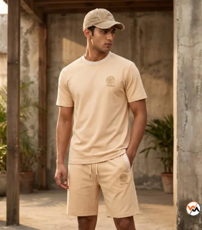 Mens Versace Co-ord Set - Exclusive Beige Tracksuit Outfit – Mens Versace Co-ord Set – photo 1