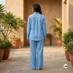 NEW MIU Blue Co-ord Sets for Women – Blue Co-ord Sets – photo 3