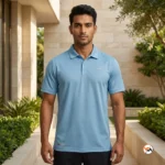 Nike Blue Polo T-Shirt For Men – Blue Polo T-Shirt – photo 1