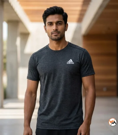 Ultimate Adidas Grey T-Shirt for Men – Adidas grey t-shirt – photo 1