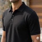 Ultimate Black Polo T-Shirt for Men – black polo t-shirt – photo 1