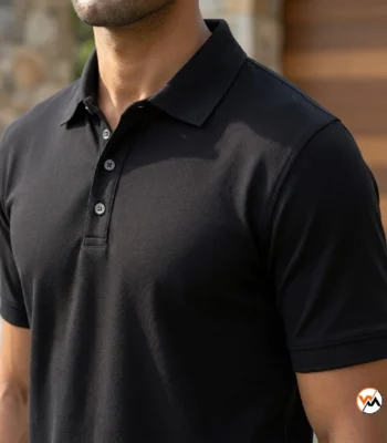 Ultimate Black Polo T-Shirt for Men – black polo t-shirt – photo 1
