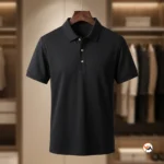 Ultimate Black Polo T-Shirt for Men – Black Polo T-Shirt – photo 2