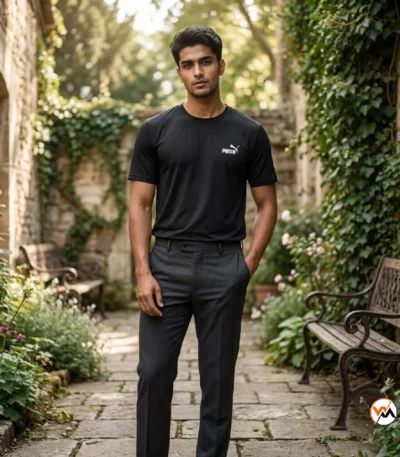 Ultimate Black Puma Men T-Shirt – black puma men t-shirt – photo 1