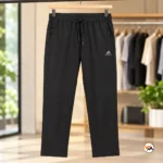 Ultimate Black Track Pants for Men with Signature Details – black track pants – photo 2