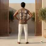 Ultimate brown sleeveless t shirt for men with graphic print – sleeveless t shirt – photo 3