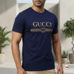 Ultimate Designer Navy Blue T-Shirt for Men – Designer Navy Blue T-Shirt – photo 1