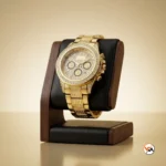 Ultimate Gold Diamond Watch for Men with Ornate Chronograph Dial – Gold Diamond Watch – photo 4