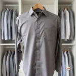 Ultimate Grey Men Long Sleeve Shirt – grey men long sleeve shirt – photo 2