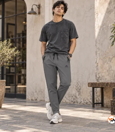Ultimate Grey Track Pants for Men – grey track pants – photo 1
