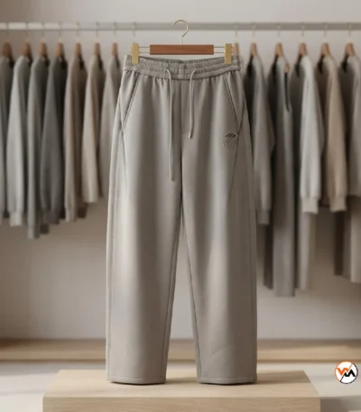 Ultimate grey trousers for men featuring an essential casual style and comfortable elasticated waistband – grey trousers for men