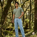 Ultimate light blue jeans for men with carpenter style pockets – light blue jeans – photo 1