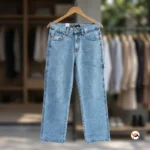 Ultimate light blue jeans for men with carpenter style pockets – light blue jeans – photo 2