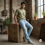 Ultimate Light Blue Mens Jeans – light blue mens jeans – photo 1