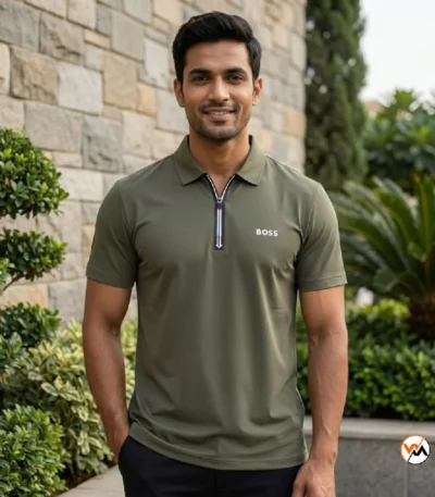Ultimate Men Green Polo T-Shirt – Men Green Polo T-Shirt – photo 1