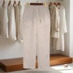 Ultimate Men White Linen Trousers for Casual Wear – white linen trousers – photo 1