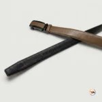 Ultimate mens brown leather belt with ratchet buckle – mens brown leather belt – photo 1