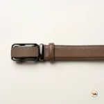 Ultimate mens brown leather belt with ratchet buckle – mens brown leather belt – photo 4