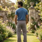 Ultimate mens casual trousers featuring a relaxed straight-leg silhouette – mens casual trousers – photo 2