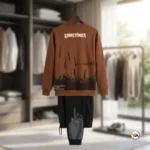 Ultimate mens co ord sets with brown sweatshirt and black joggers – mens co ord sets – photo 2