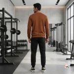 Ultimate mens co ord sets with brown sweatshirt and black joggers – mens co ord sets – photo 4