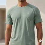 Ultimate mens t-shirt in sage green athletic style – mens t-shirt – photo 1