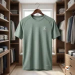 Ultimate mens t-shirt in sage green athletic style – mens t-shirt – photo 2