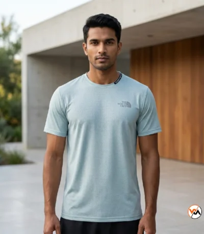 Ultimate mens t-shirt in stylish blue for modern wear – mens t-shirt – photo 1