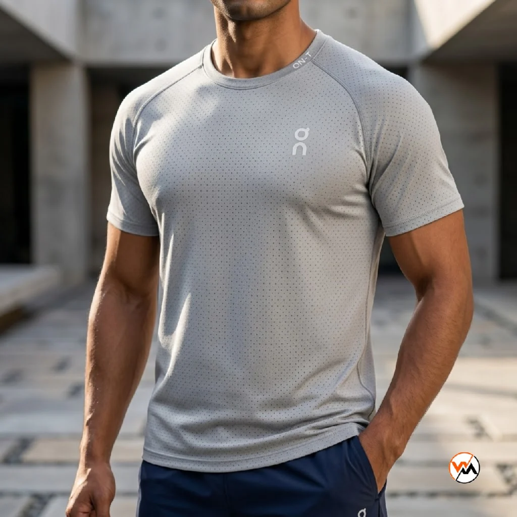 Ultimate mens t shirt in stylish grey performance wear – mens t shirt – photo 1