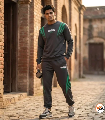 Ultimate mens tracksuit co-ord set in dark grey – mens tracksuit – photo 1