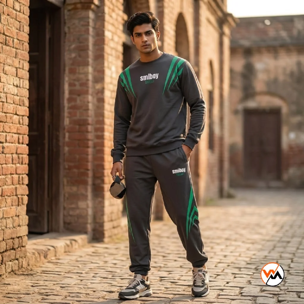 Ultimate mens tracksuit co-ord set in dark grey – mens tracksuit – photo 1