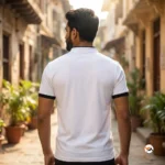 Ultimate Mens White T-Shirt With Contrast Trim – Mens White T-Shirt – photo 5