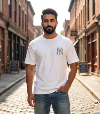 Ultimate Mens White T-Shirt with Logo – mens white t-shirt – photo 1