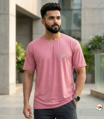 Ultimate Pink Nike T-Shirt For Men – Pink Nike T-Shirt – photo 1
